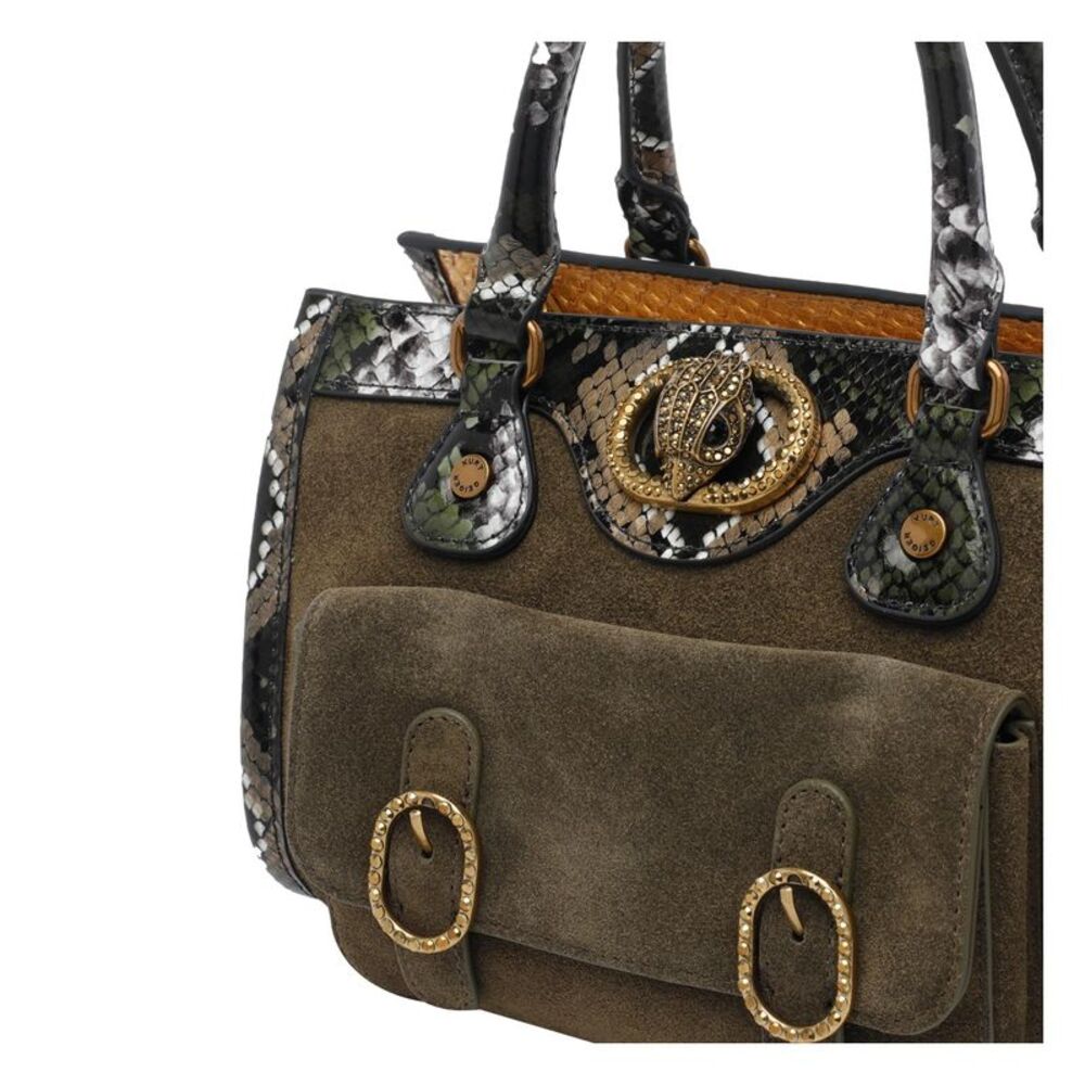 Kurt Geiger Women Chelsea Suede Satchel Bag - Picture 4 of 4